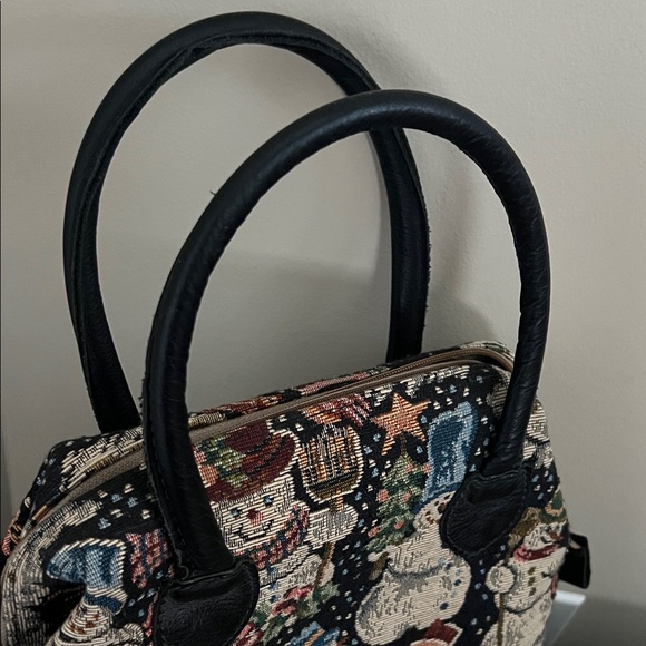 Festive Snowman Patterned Purse and Pouch Set - Picture 6 of 9